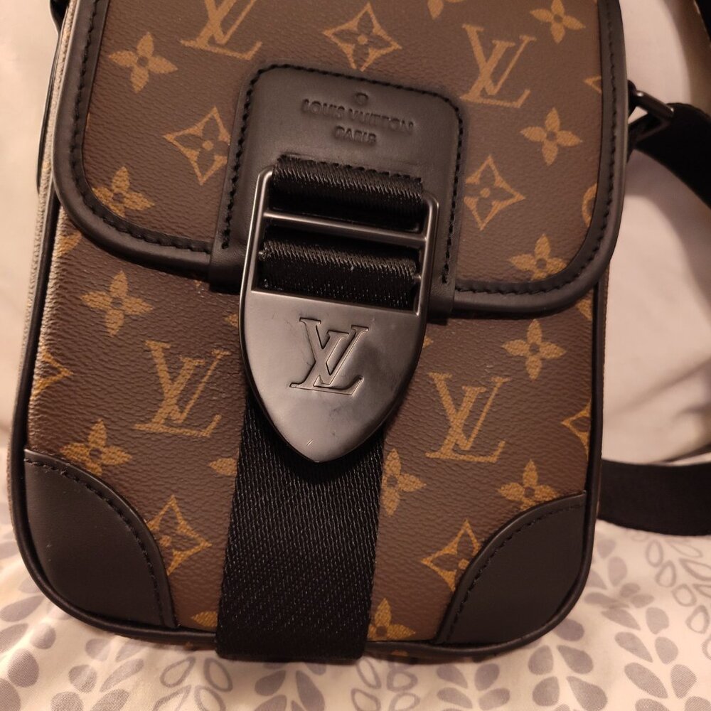 Louis Vuitton Archy Messenger Bag Macassar Monogram Canvas PM - Picture 8 of 11